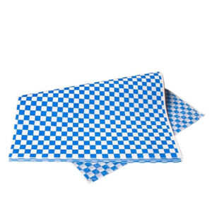 PARAF HOJA AZUL CUADRO x 200und 30X30