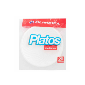 PLATO MEDIANO "O" X 20
