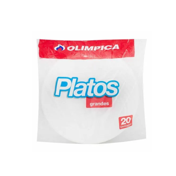 PLATO PEQUEÑO "O" X 20